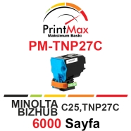 PRINTMAX PM-TNP27C PM-TNP27C 6000 Sayfa CYAN MUADIL Lazer Yazıcılar / Faks Ma...