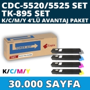 KOPYA COPIA YM-CDC5520-SET UTAX TRIUMPH ADLER TA CDC5520 30000 Sayfa 4 RENK (...