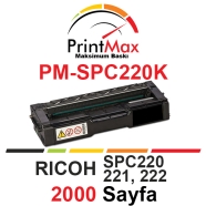 PRINTMAX PM-SPC220K PM-SPC220K 2000 Sayfa BLACK...